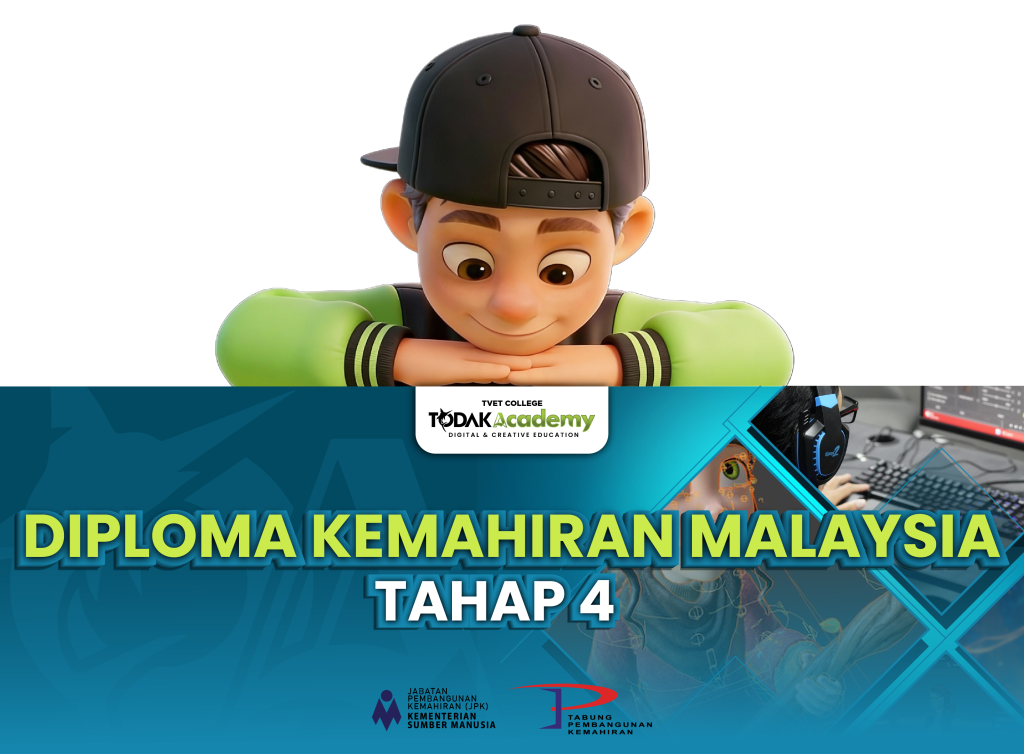 Animated character promoting Malaysian skills certification