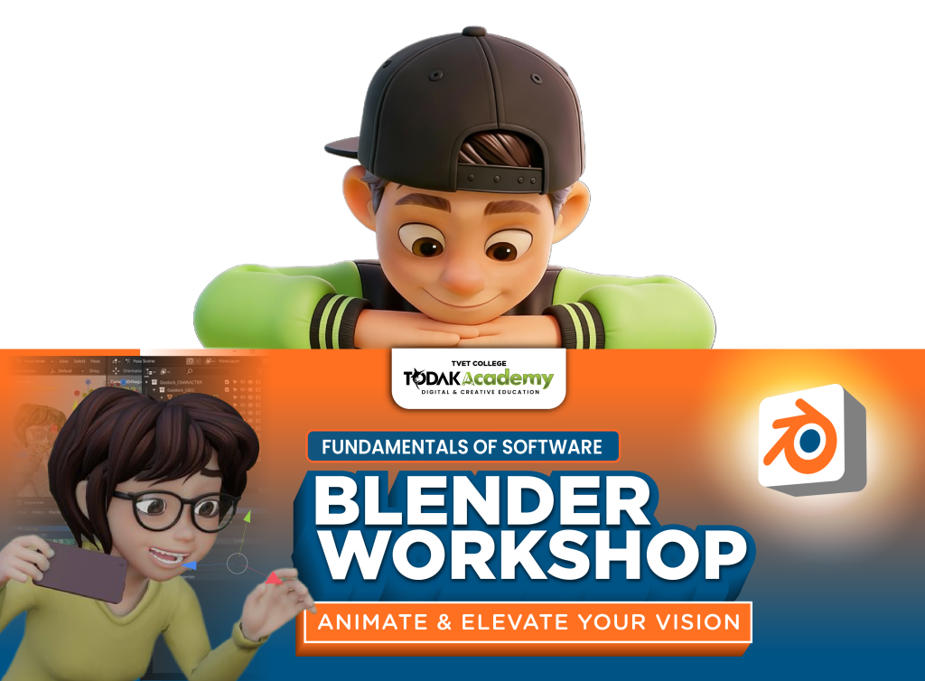 Blender workshop promotional graphic